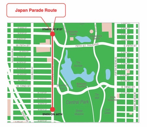 Japan Parade Route